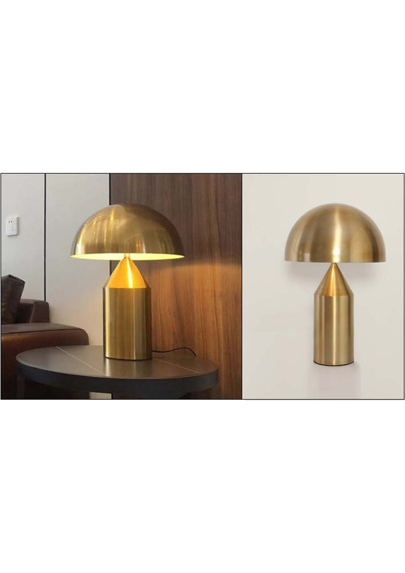 Beyond Lights - Brass Table Lamp- GL